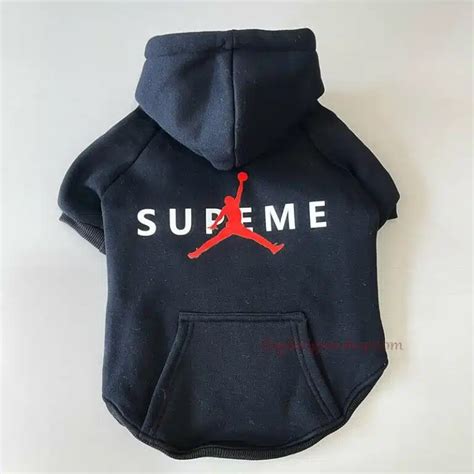 supreme dog hoodie